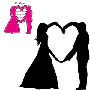 Wedding Heart Love Metal Cutting Dies Cut Die Decoration Scrapbook Card Craft