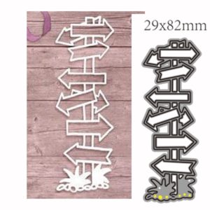Arrow Signs Metal Cutting Dies Cut Decoration Scrapbook Paper Card Craft