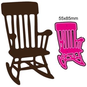 Rocking Chair Metal Cutting Dies Cut Die Decoration Scrapbook Paper Card Craft