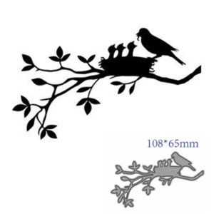 Animal Bird Nest Branch Metal Cutting Dies Decoration Scrapbook Paper Card Craft