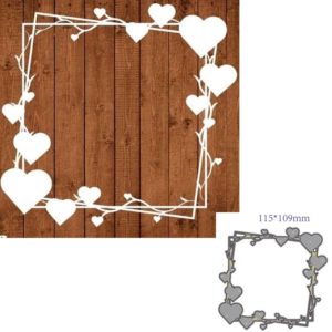 Heart Love Frame Metal Cutting Dies Decoration Scrapbook Paper Craft Card