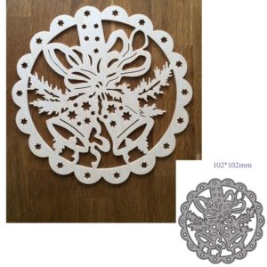 Bell Round Frame Metal Cutting Dies Cut Die Mold Decoration Scrapbook Card Craft