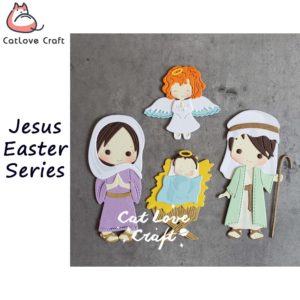 Jesus Easter Series Metal Cutting Dies Scrapbooking Card Making DIY Craft