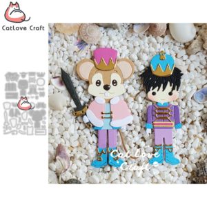 Christmas Nutcracker Prince Mouse King Metal Cutting Dies Scrapbook Card Craft
