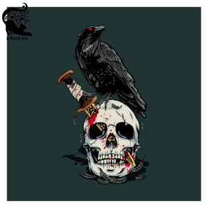 Halloween Crow Dagger Skull Metal Cutting Dies Scrapbooking Craft Card Making