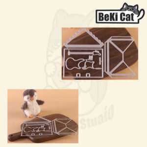 Guitar Lace Envelope Binder Planner Metal Cutting Dies Scrapbook Card Craft