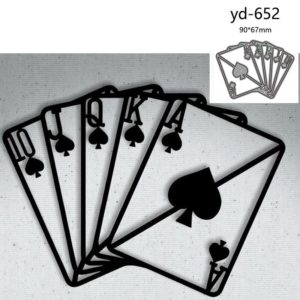 Playing Cards Metal Cutting Dies Decoration Scrapbook Craft Card Making