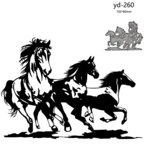 Horses Running Metal Cutting Dies Decoration Scrapbook Card Making Craft