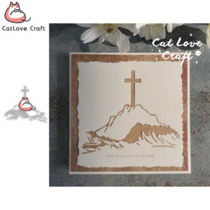 Cross Mountain Metal Cutting Dies Scrapbooking Die Cuts Card Making DIY Craft