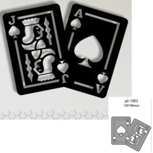 Playing Cards Metal Cutting Dies Decoration Scrapbooking Card Making Craft