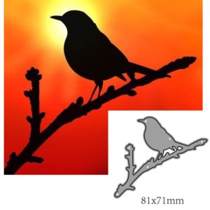 Bird On Branch Metal Cutting Dies Decoration Scrapbooking Card Making Craft