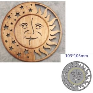 Sun Moon Metal Cutting Dies Cut Die Decoration Scrapbooking Card Crafting