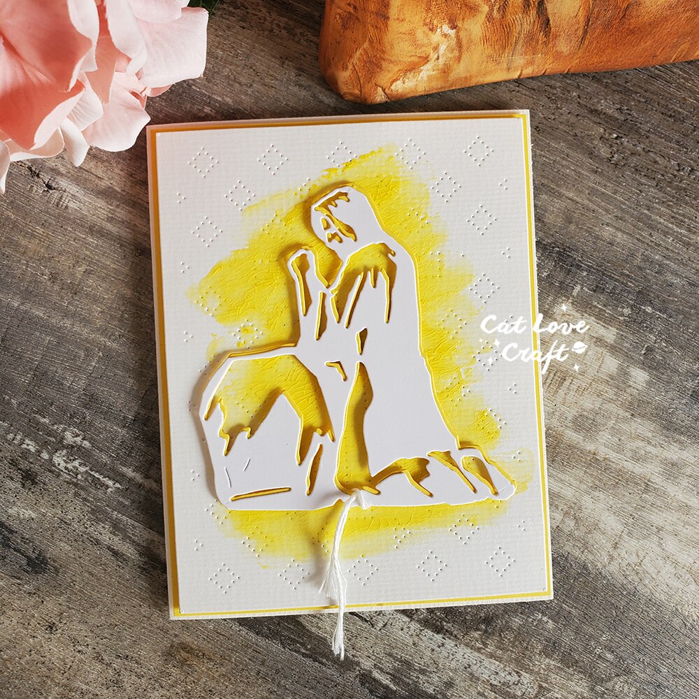 Catlove Easter Prayer Metal Cutting Dies Scrapbooking Mold Stencil Die Cuts Card Making DIY Craft Embossing New Dies For 2023