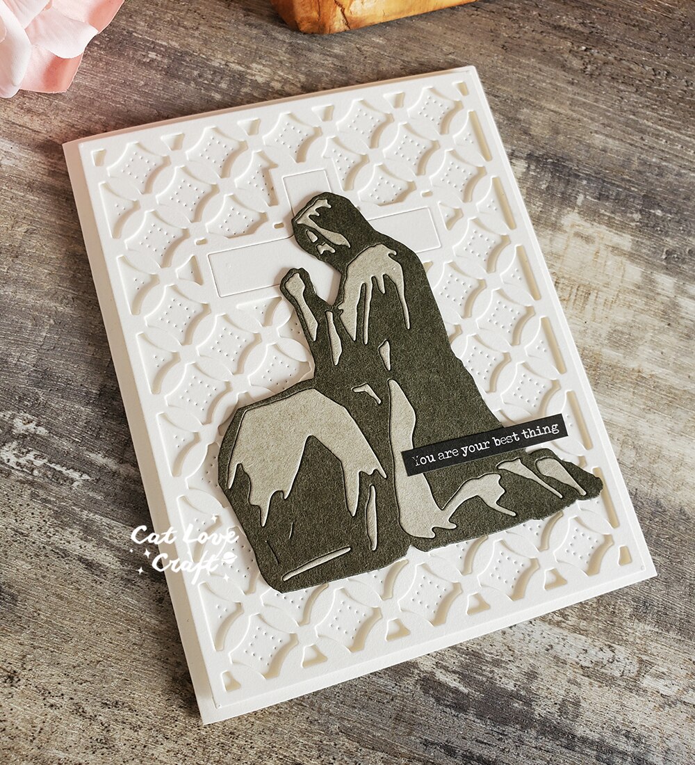 Catlove Easter Prayer Metal Cutting Dies Scrapbooking Mold Stencil Die Cuts Card Making DIY Craft Embossing New Dies For 2023