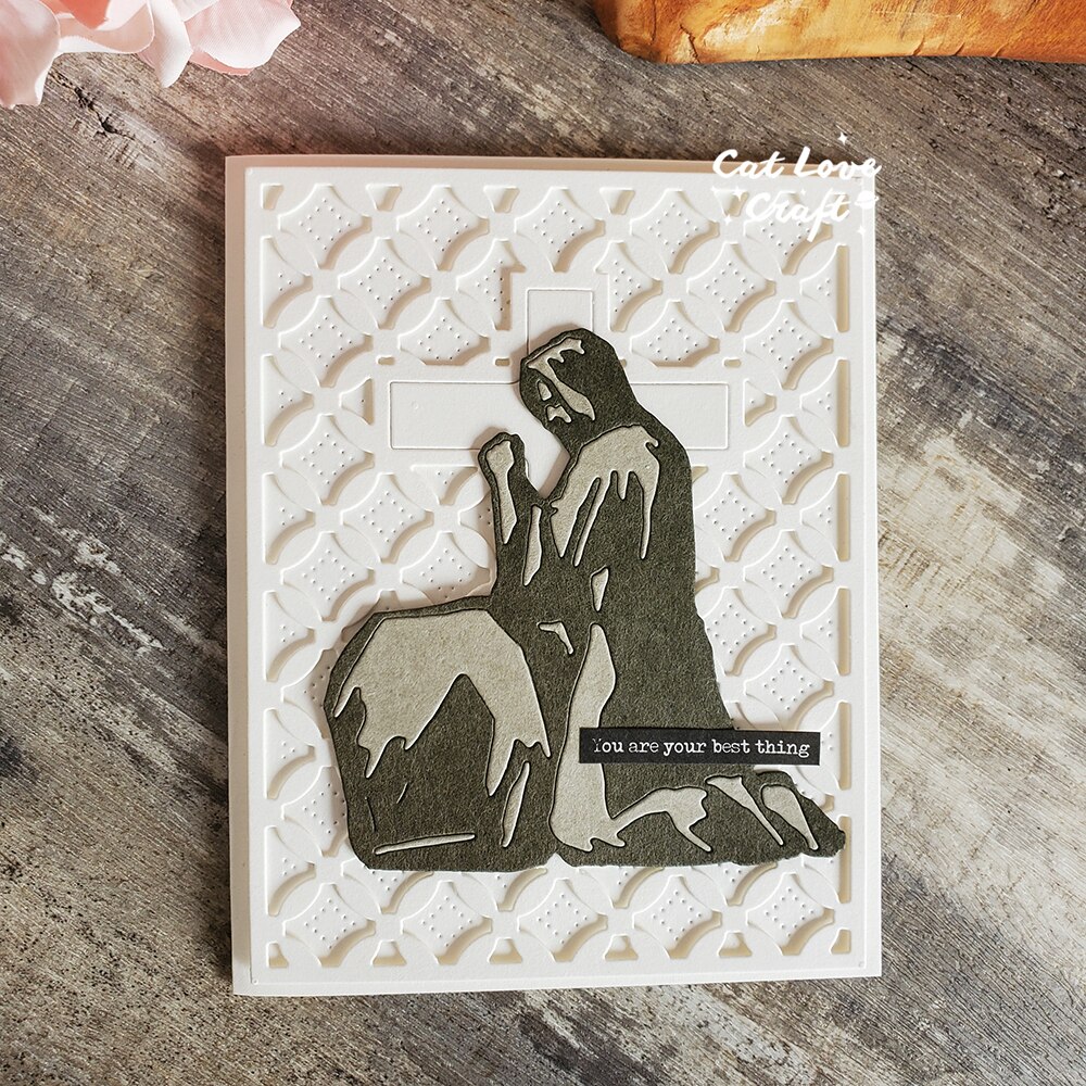 Catlove Easter Prayer Metal Cutting Dies Scrapbooking Mold Stencil Die Cuts Card Making DIY Craft Embossing New Dies For 2023