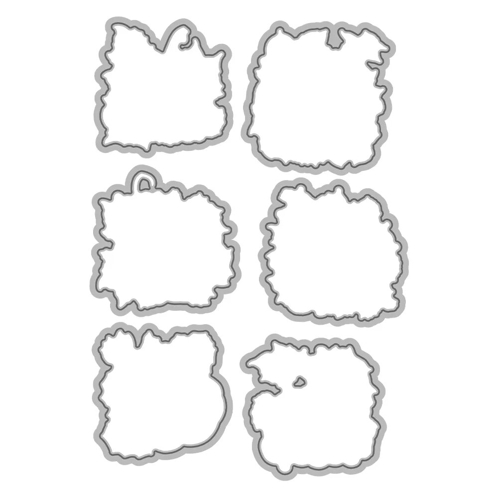 Mangocraft Autumn Days Pumpkins Cutting Dies Clear Stamp DIY Cards Scrapbooking Metal Dies Silicone Stamps For Cards Album Decor