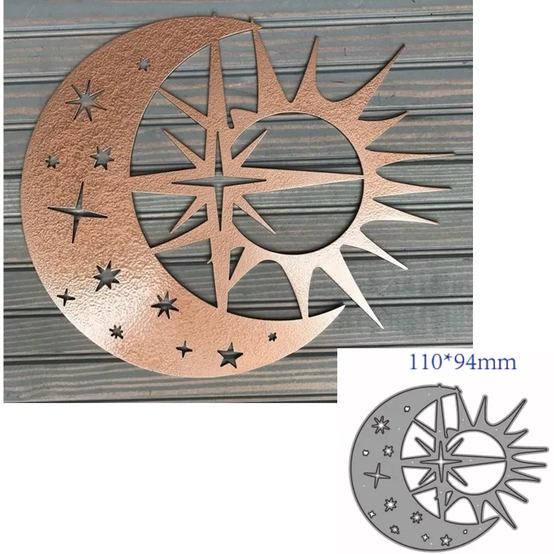Sun Moon Stars Metal Cutting Dies Scrapbooking Card Making Craft