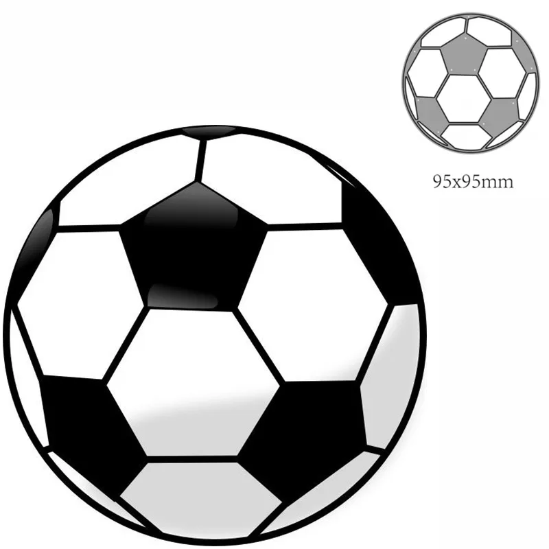 Soccer Ball Football Sports Metal Cutting Dies Scrapbooking Card Making Craft