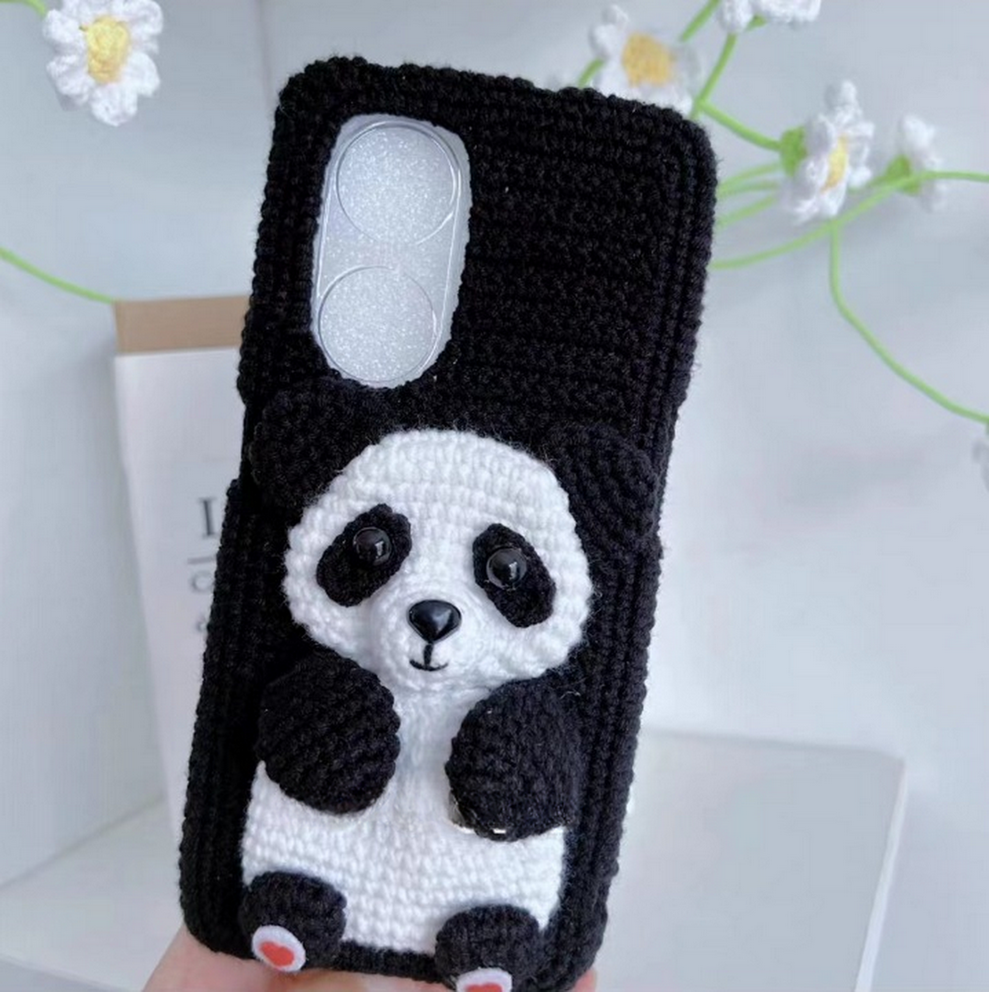 Panda DIY Knitted Phone Case Finished Handmade Customized Knitwear Phone Case | eBay Panda DIY Knitted Phone Case Finished Handmade Customized Knitwear Phone Case | eBay