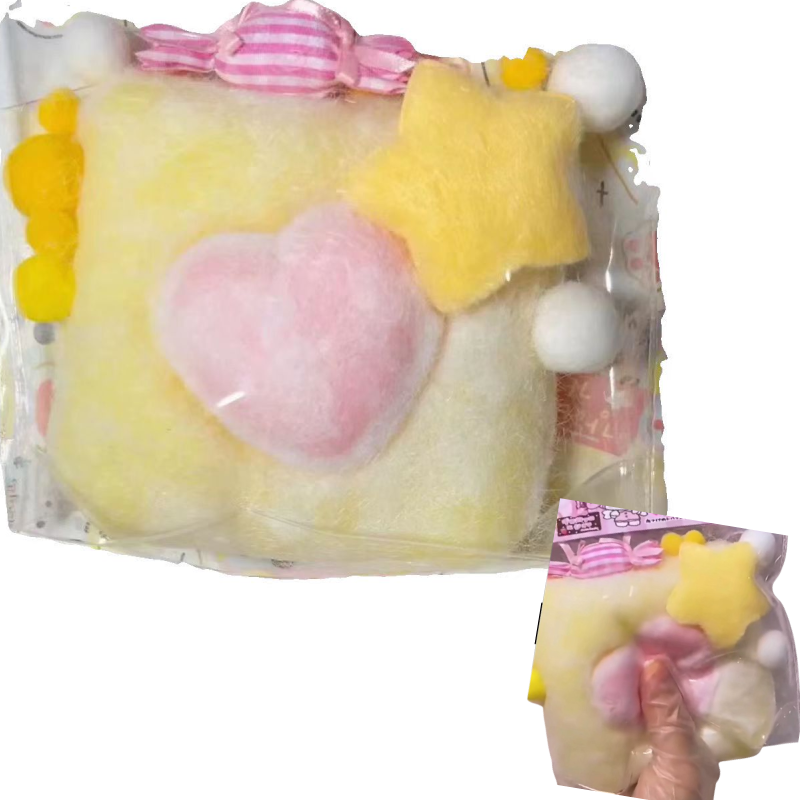 Soft Heart Star Shape Squishy Decompression Squeezing Stress Relief Unwind Toy