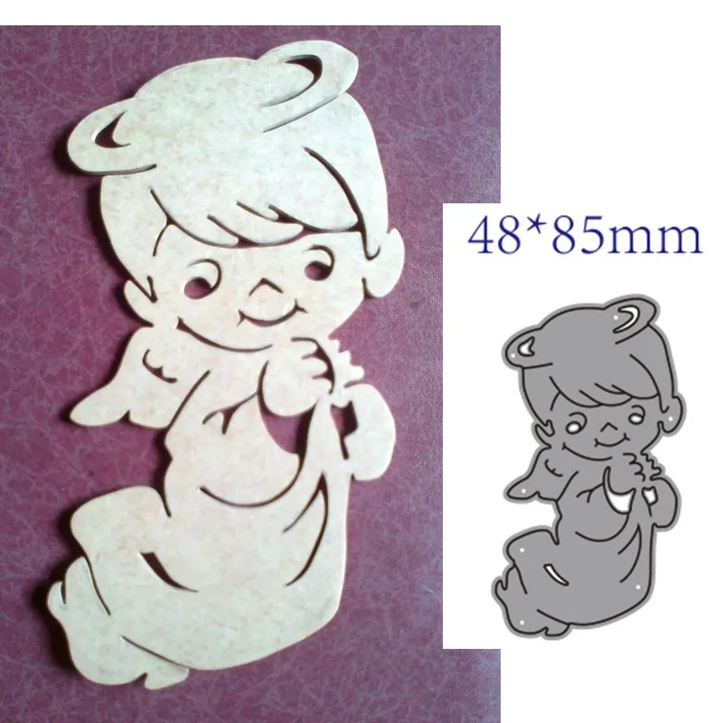 Baby Boy Angel Halo Metal Cutting Dies Scrapbooking Card Making Craft