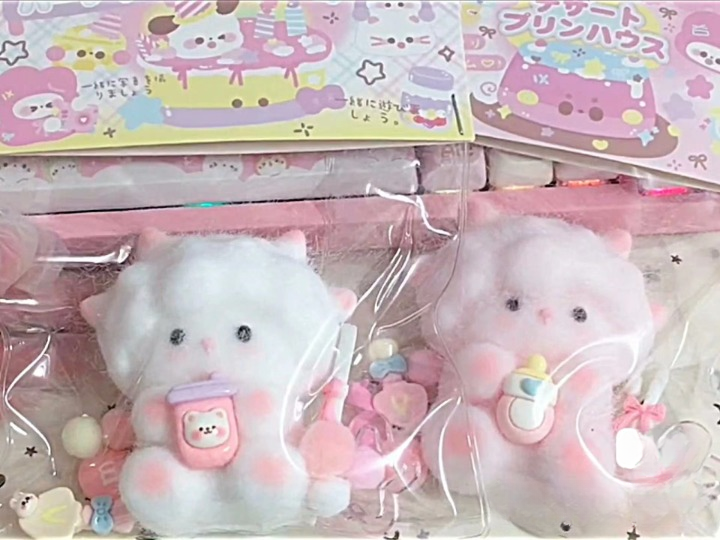 Furry Lamb Sheep Shape Squishy Squeezable Unwind Stress Relieve Decompression