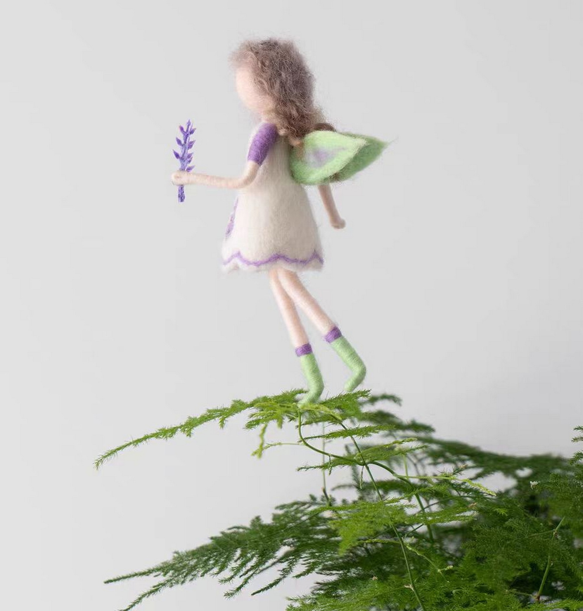 Handmade DIY Fairy Girl Wool Needle Felting Kit Toy Doll Material Kit Craft Gift