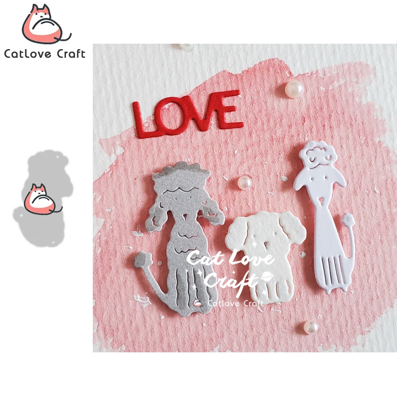 Dog Paw Gift Box Metal Cutting Dies,paper Craft Cutting Die, Embossing Stencil,scrapbooking Dies,diy Card Making,animal Lantern Die Cuts - Australia