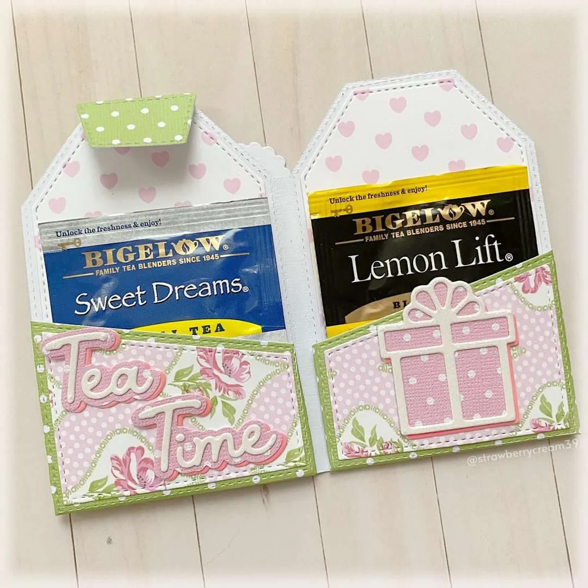 Teabag Holder Tag Metal Cutting Dies Scrapbooking Decorative Card Paper Craft