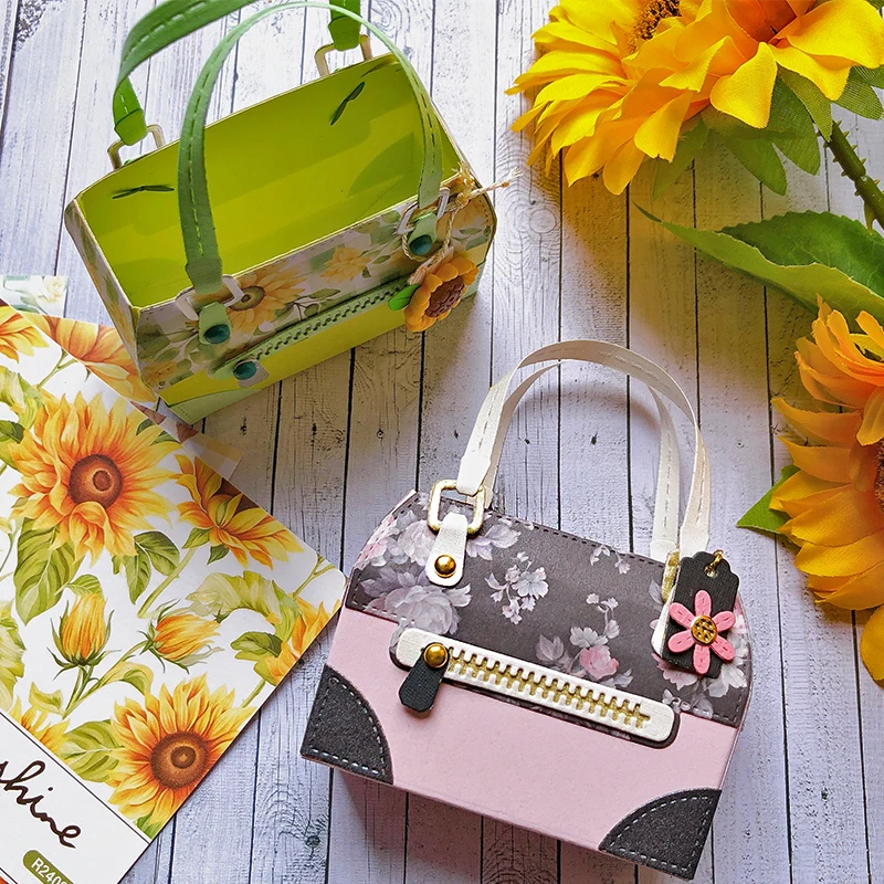 Panalisacraft Cute Lady Handbag Cute Bag Metal Cutting Dies Stencils DIY Scrapbooking album Decorative Embossing DIY Paper Cards