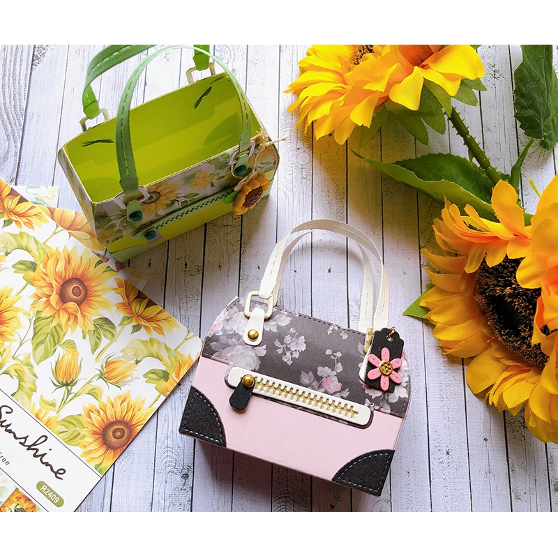 Panalisacraft Cute Lady Handbag Cute Bag Metal Cutting Dies Stencils DIY Scrapbooking album Decorative Embossing DIY Paper Cards