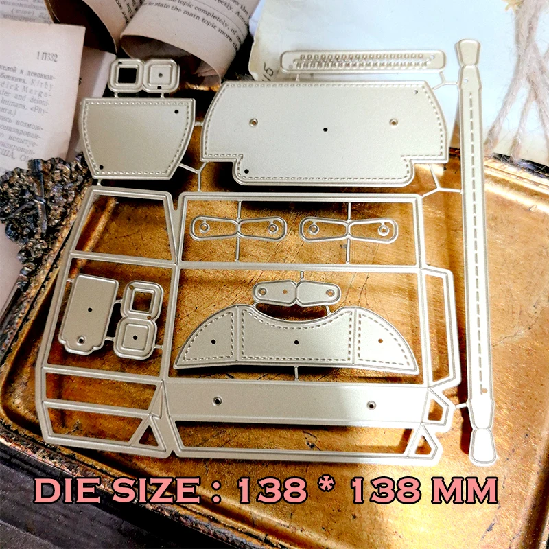 Panalisacraft Cute Lady Handbag Cute Bag Metal Cutting Dies Stencils DIY Scrapbooking album Decorative Embossing DIY Paper Cards