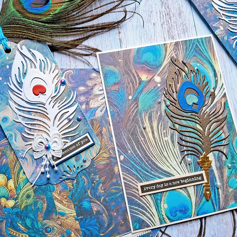 Panalisacraft Vintage Peacock Feather Metal Cutting Dies Stencils DIY Scrapbooking album Decorative Embossing DIY Paper Cards Panalisacraft Vintage Peacock Feather Metal Cutting Dies Stencils DIY Scrapbooking album Decorative Embossing DIY Paper Cards