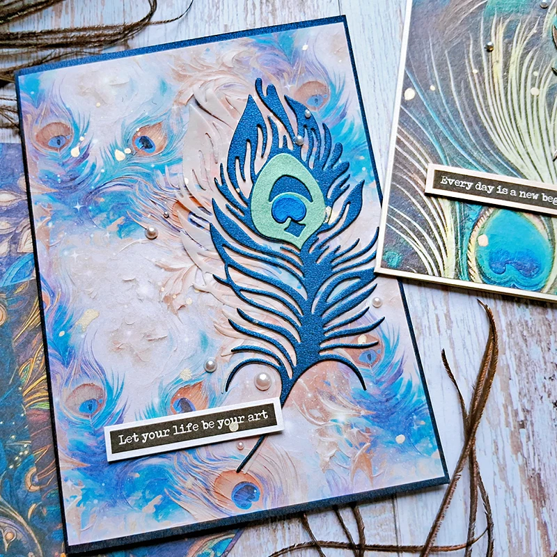 Panalisacraft Vintage Peacock Feather Metal Cutting Dies Stencils DIY Scrapbooking album Decorative Embossing DIY Paper Cards Panalisacraft Vintage Peacock Feather Metal Cutting Dies Stencils DIY Scrapbooking album Decorative Embossing DIY Paper Cards