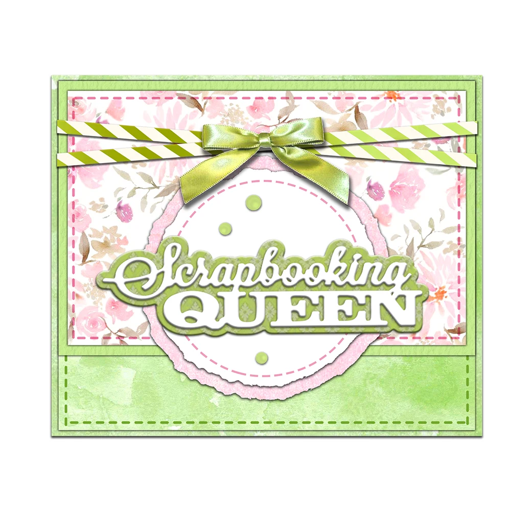 MangoCraft Scrapbooking Queen Mini Cutting Dies DIY Scrapbooking Supplies Metal Dies Knife Mold For Card Making Album Decor
