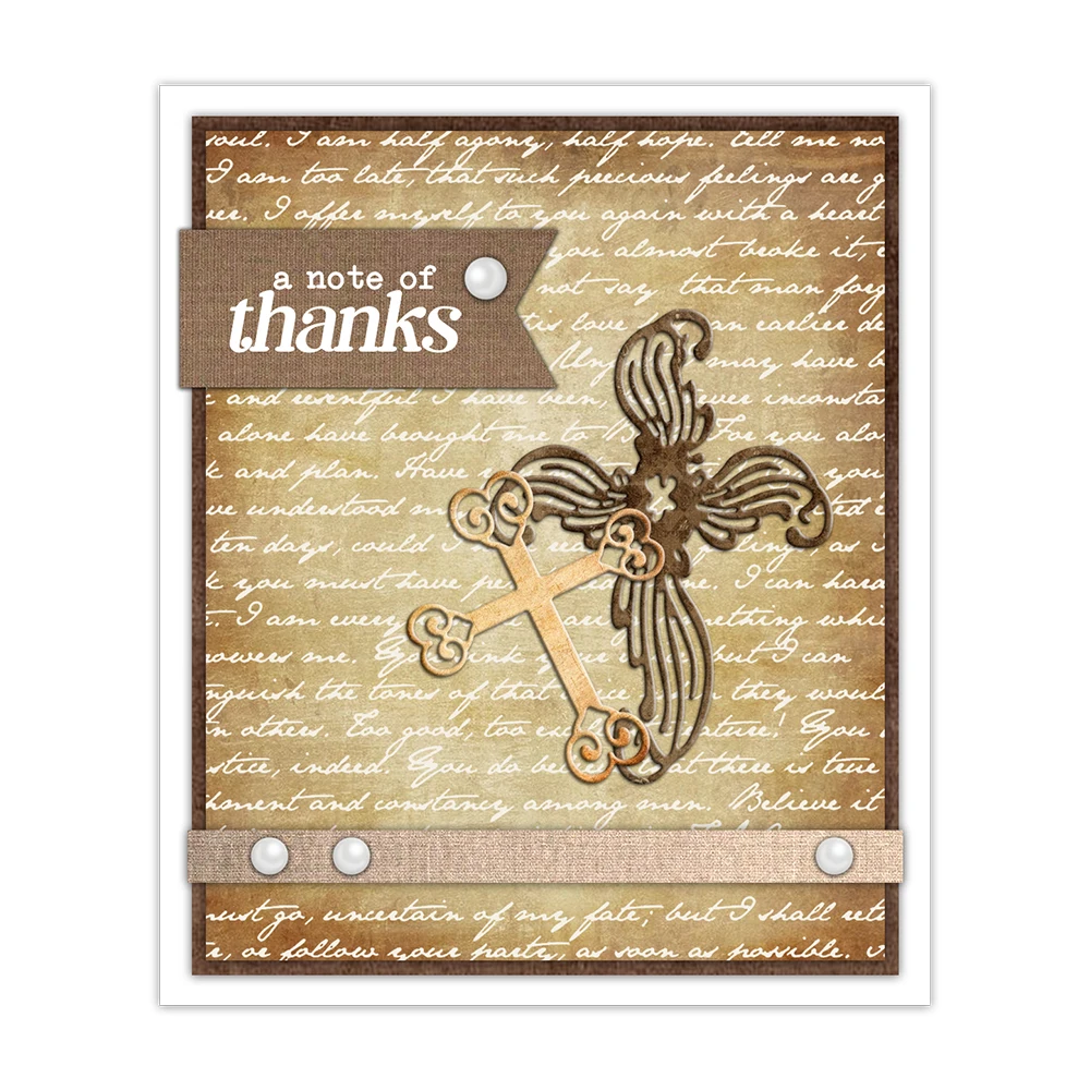 MangoCraft Hollow Cross Mini Cutting Dies DIY Scrapbooking Supplies Metal Dies Knife Mold For Card Making Albums Decor