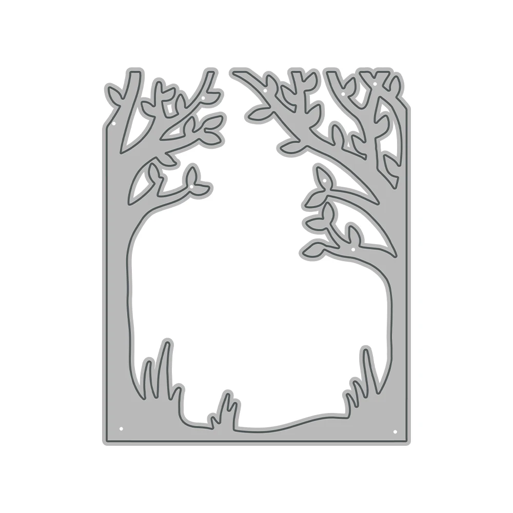 Mangocraft Funny Birds Cutting Dies Clear Stamp DIY Scrapbooking Supplies Metal Dies Silicone Stamp For Cards Albums Decor