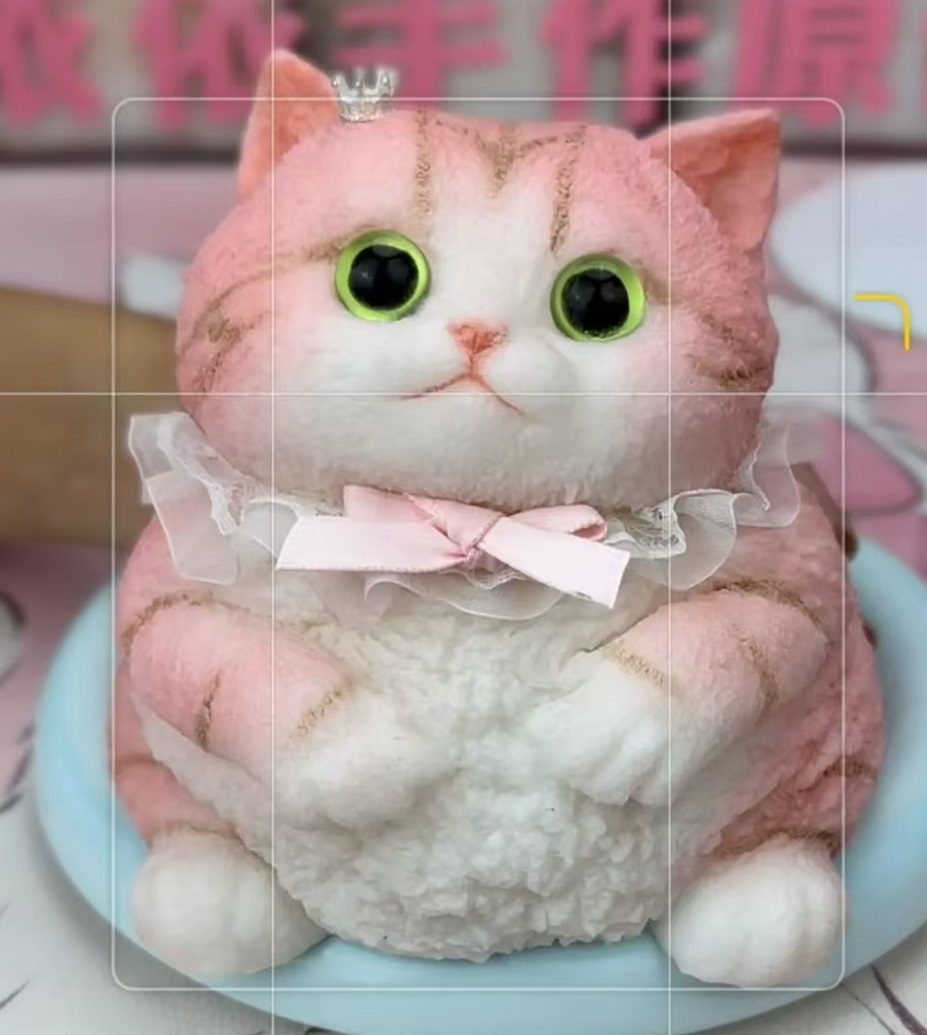 Soft Furry Chubby Cat Squishy Squeezable Anti Stress Anxiety Stress Relief Toy