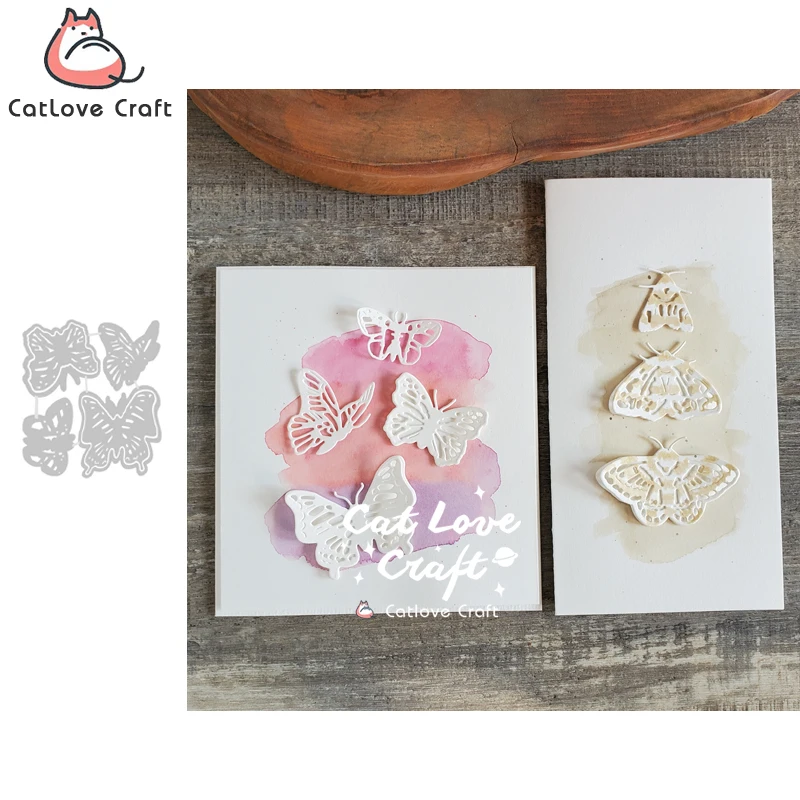 Butterfly Moth Metal Cutting Dies Scrapbooking Card Making Craft