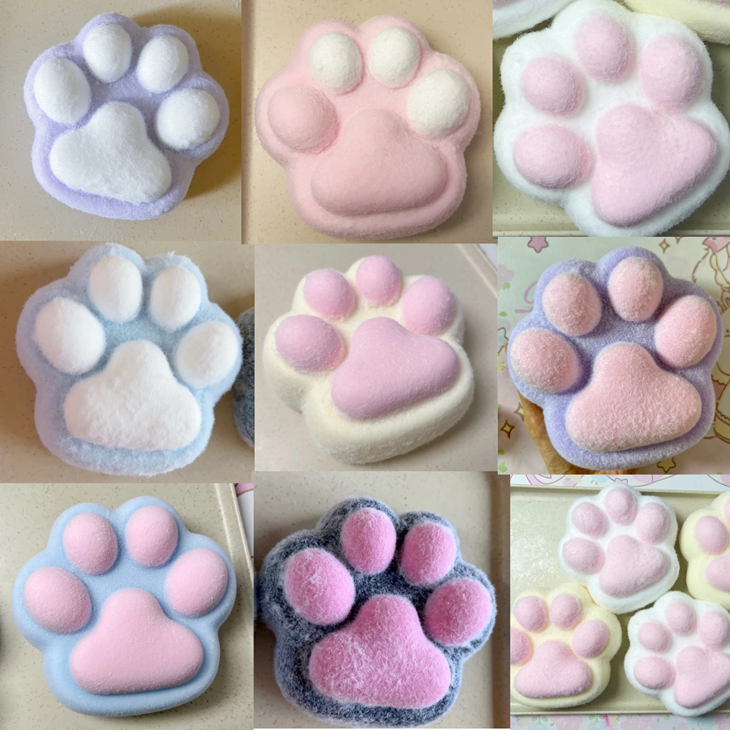 Soft Furry Big Cat Paw Squishy Anti Stress Squeezable Stress Relieve Unwind Toys