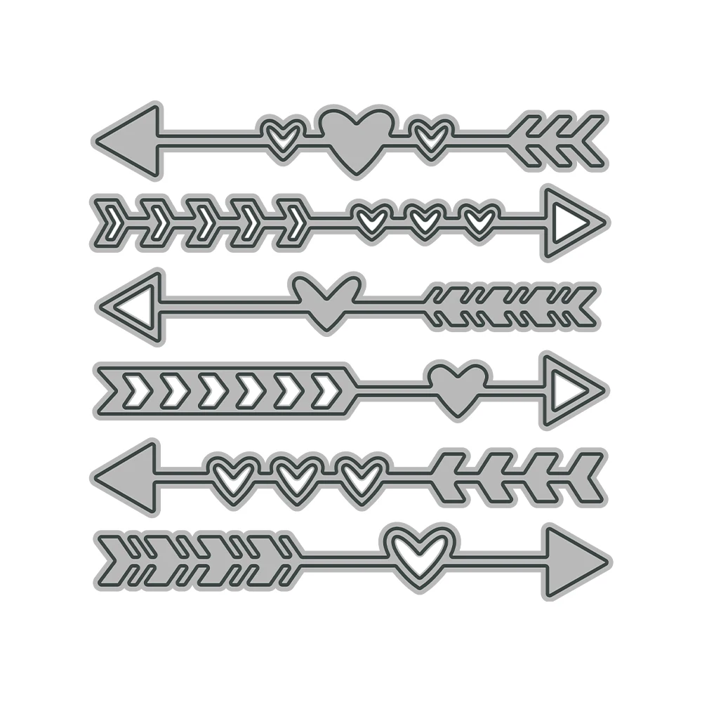 Happy Valentines Day Metal Cutting Die - Carbon Steel Stencil For Scrapbooking & Card Making - View #9