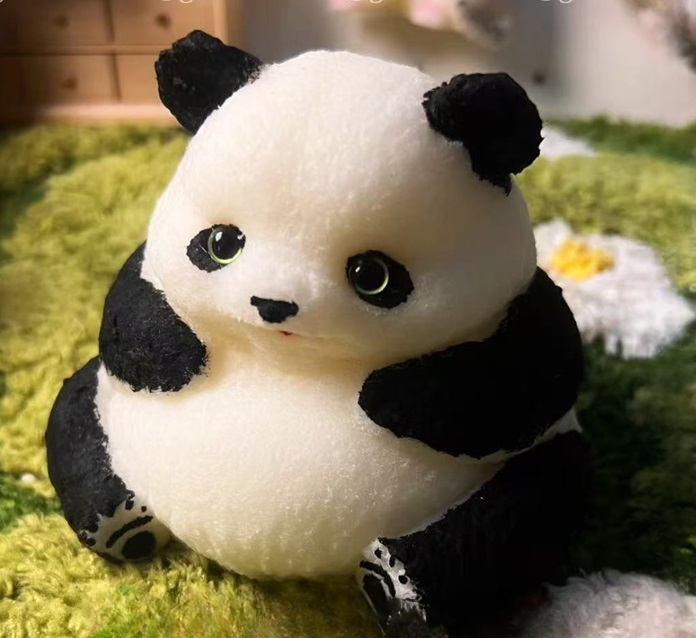 Soft Furry Panda Squishy Squeezable Anti Stress Anxiety Stress Relive Fidget Toy