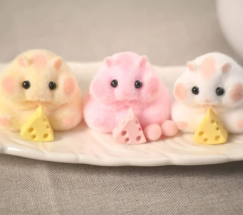 Furry Squishy Hamster Mouse Anti Stress Squeezable Stress Relieve Fidget Toys