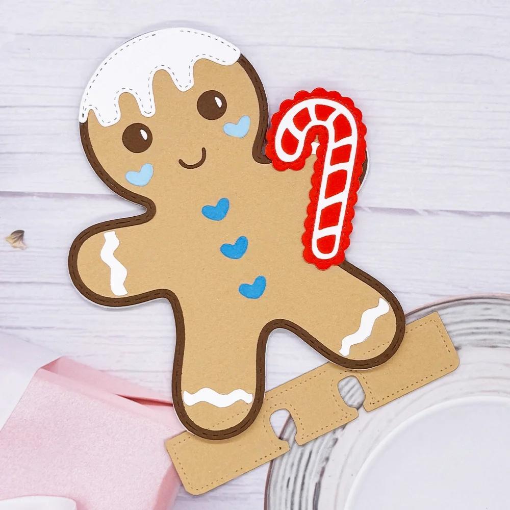 Christmas Gingerbread Man Memorydex Metal Cutting Dies Card Making Craft