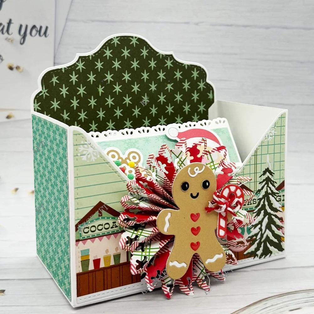 Recipe Box Holder With Card Stamp Metal Cutting Dies Clear Stamps Card Craft