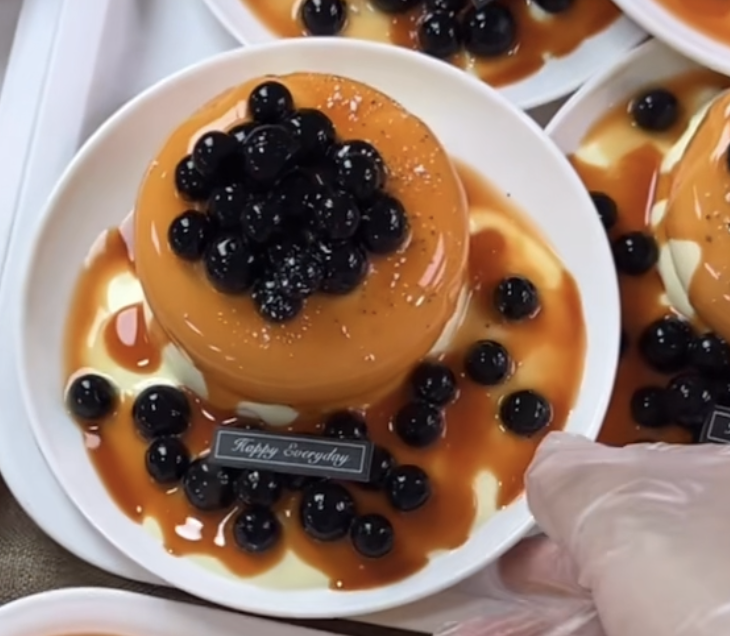 Japanese Souffle Pancake Boba Toppings Taba Squishy Squeezable Relief Fidget Toy