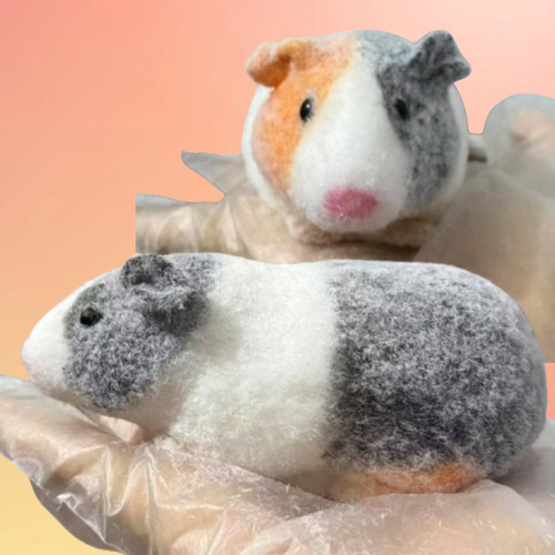 Furry Guinea Pig Taba Squishy Squeezable Nervous Anxiety Relieve Sensory Toys