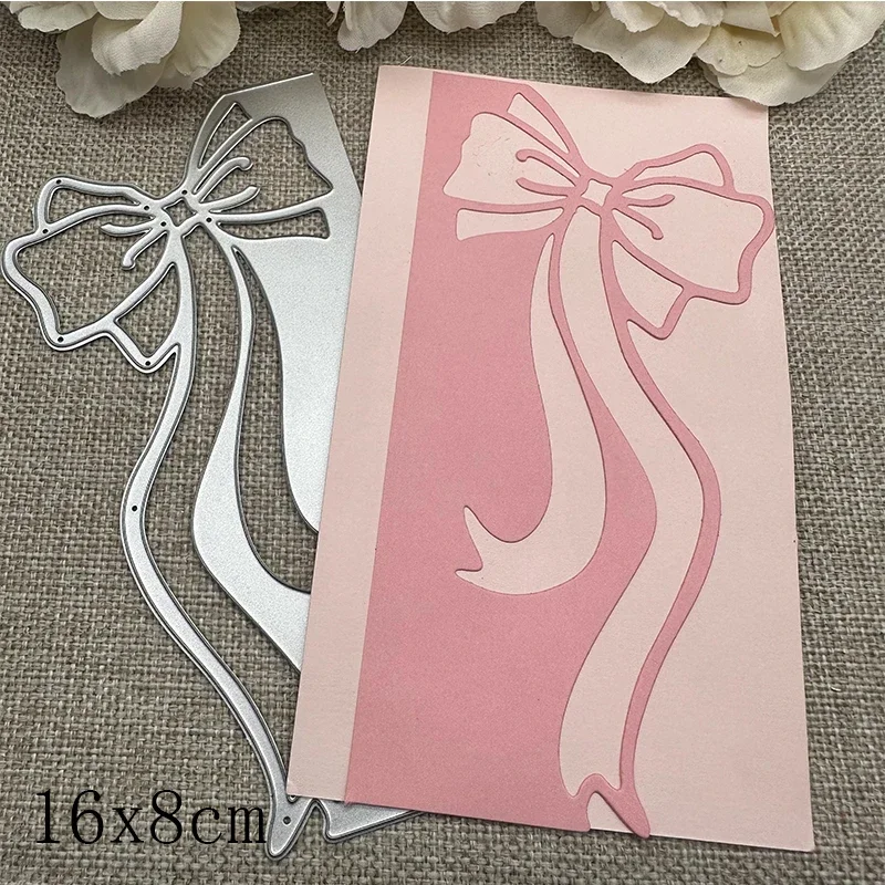 Card Edge Bow Flowers Roses Tulip Fairy Butterfly Metal Cutting Dies Card Craft