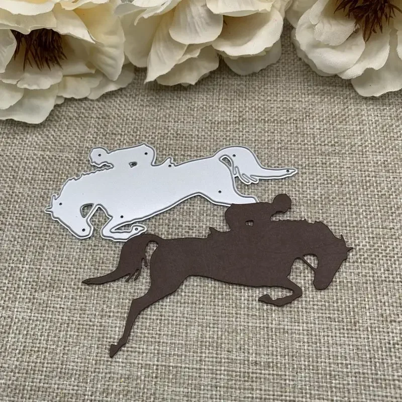 Sport Horse Racing Metal Cutting Dies Scrapbooking Decorative Card Craft