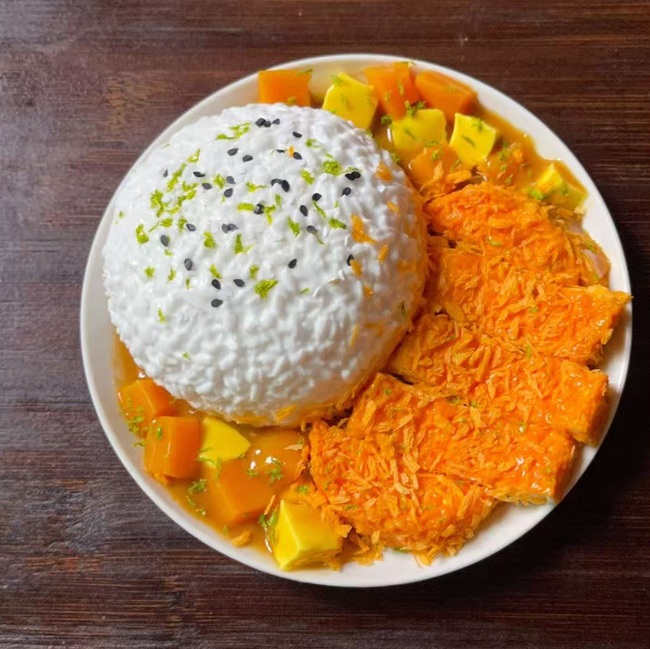 Realistic Chicken Chop Rice Food Taba Squishy Stress Relief Sensory Fidget Toy